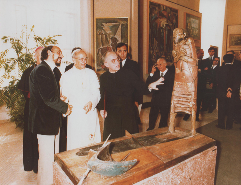Giovanni Conservo con Paolo VI Giovanni Conservo con Paolo VI