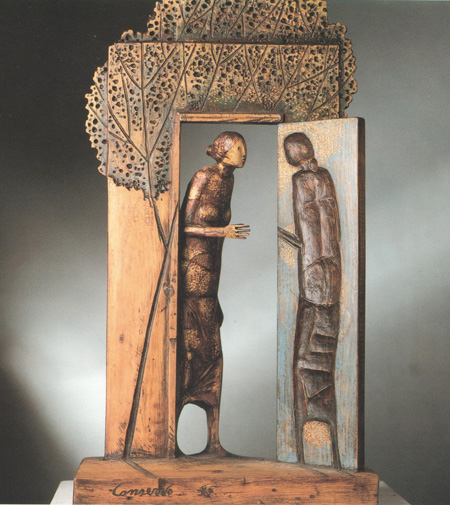 scultura Annunciazione