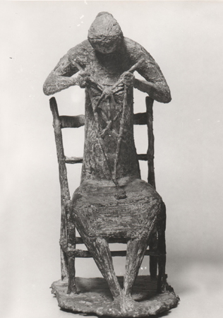 scultura Filatrice
