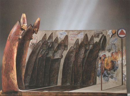 scultura Processione a Berlino
